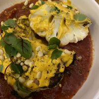 Pizzaiola - whole head of cauliflower  at Double Zero in New York City