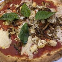  Spicy arrabiata pizza  at Double Zero in New York City