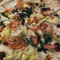 Artichoke pizza at Double Zero in New York City