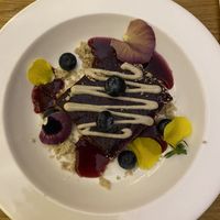 Blackberry cheesecake at Double Zero in New York City