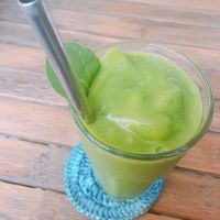 Green ginger smoothie at ARTillery in Siem Reap