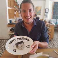 Raw vegan chocolate cake :) at ARTillery in Siem Reap