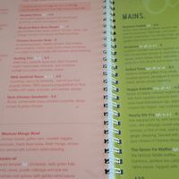 Menu at ARTillery in Siem Reap