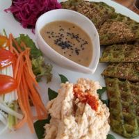 Falafelwaffle at ARTillery in Siem Reap