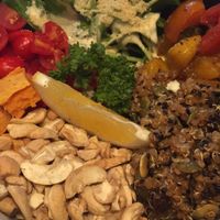 quinoa bowl at Veganerie Concept - Benjasiri Park in Bangkok