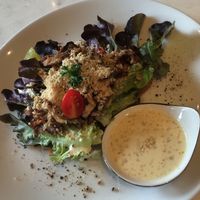 veggie stuffed sweet potato at Veganerie Concept - Benjasiri Park in Bangkok