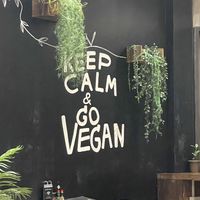 Inside seating area  at Veganerie Concept - Benjasiri Park in Bangkok