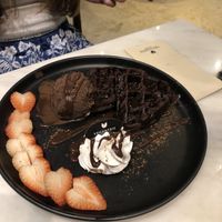chocolate waffles   at Veganerie Concept - Benjasiri Park in Bangkok