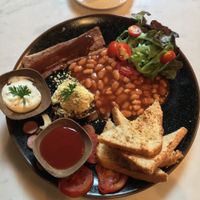 Full English - Vegan style! at Veganerie Concept - Benjasiri Park in Bangkok