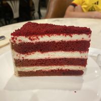 Red velvet cake  at Veganerie Concept - Benjasiri Park in Bangkok