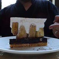 Banoffee cake at Veganerie Concept - Benjasiri Park in Bangkok
