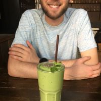 Green smoothie was super good at Veganerie Concept - Benjasiri Park in Bangkok