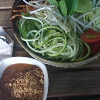 Raw Pad Thai at Veganerie Concept - Benjasiri Park in Bangkok