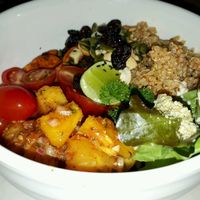 Sweet Potato Quinoa Bowl at Veganerie Concept - Benjasiri Park in Bangkok