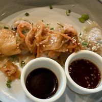 Kimchi dumplings 😋  at Veganerie Concept - Benjasiri Park in Bangkok