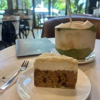 Carrot cake!   at Veganerie Concept - Benjasiri Park in Bangkok