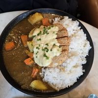 Japanese cheesy curry at Veganerie Concept - Benjasiri Park in Bangkok