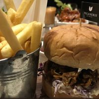 Pulled pork at Veganerie Concept - Benjasiri Park in Bangkok