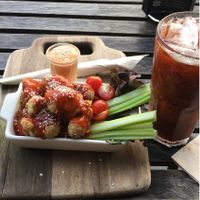 Cauwliflower Wings ❤️ at Veganerie Concept - Benjasiri Park in Bangkok