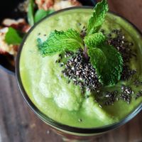 Maybe I'll skip adding pea protein next time so I can hv more of it! at Veganerie Concept - Benjasiri Park in Bangkok