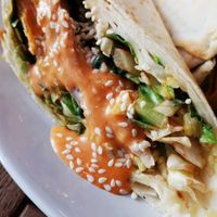 Oooooooo..... 😂 at Veganerie Concept - Benjasiri Park in Bangkok