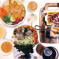 Super meal at Veganerie Concept - Benjasiri Park in Bangkok