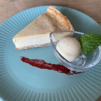 Cheesecake  at Musubi Cafe in Kyoto