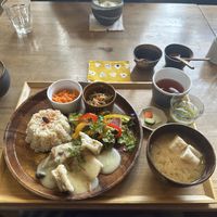 Get the lunch set. You’re welcome   at Musubi Cafe in Kyoto