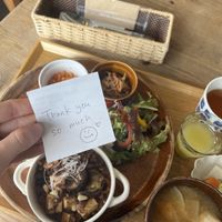   at Musubi Cafe in Kyoto