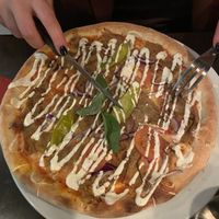 Vegan kebab pizza   at Feca in Stockholm