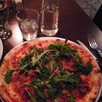 Vegan pizza - Totti at Feca restaurant Stockholm  at Feca in Stockholm