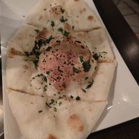 Vegan garlic bread at Feca in Stockholm