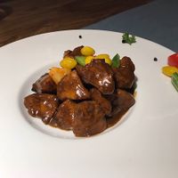 black pepper mushrooms  at WUJIE 大蔬无界 in Hangzhou