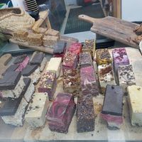 Vegan cheesecakes and slices at Hapi in Napier