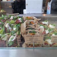 Vegan sandwich at Hapi in Napier