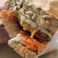 Vegan sandwich at Hapi in Napier