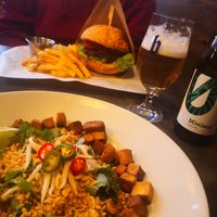 burger and thai food :3 at Plantaz Bistro & LimeLight BAR in Martin