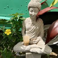 Homemade vegan iced chai at Cafe Turmeric in Hanalei