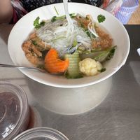Pho fo breakfast   at Nghia in Kon Tum