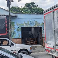 Outside of Tulsi at Tulsi Plant Based in Envigado