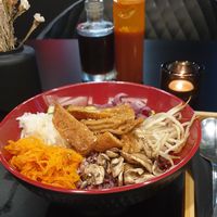 Bibimbap with tofu at Kimdogo in Saarbrucken