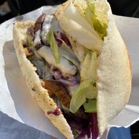 Vegan Gyros Pita by The Vegan Gyros  at The Green Market Berlin in Berlin