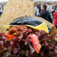 Burger at The Green Market Berlin in Berlin