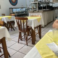 Dining area and buffet  at Natur Haus in Sao Leopoldo