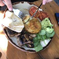 Vege breakfast made vegan #Veganuary at Postmasters in Arrowtown