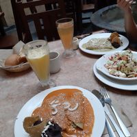 Red sauce - not spicy at all at La Zanahoria - Centro in Puebla