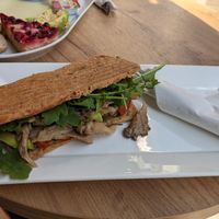 Rosemary and truffle sandwich at Kaffestuen Vesterbro in Copenhagen