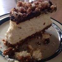 caramel cheesecake at Kaffestuen Vesterbro in Copenhagen