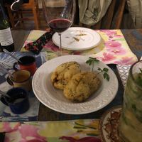 Stuffed with fresh veggies  at Emporio com Arte in Foz Do Iguacu