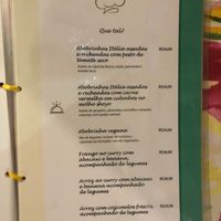 Several vegan mains at Emporio com Arte in Foz Do Iguacu